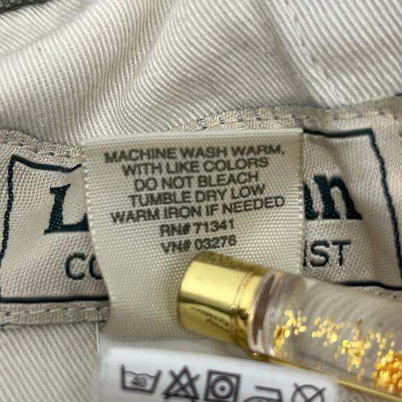 L.L. Bean Green Chino Khaki Cargo Utility Straight Leg Short Cotton Pants 40 - Picture 9 of 12